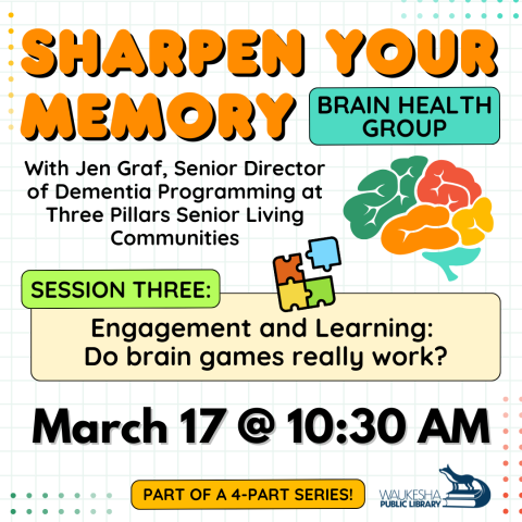 Sharpen Your Memory Brain Health Group: Session Three