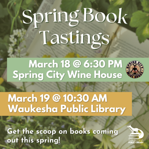 Spring Book Tasting at Spring City Wine House