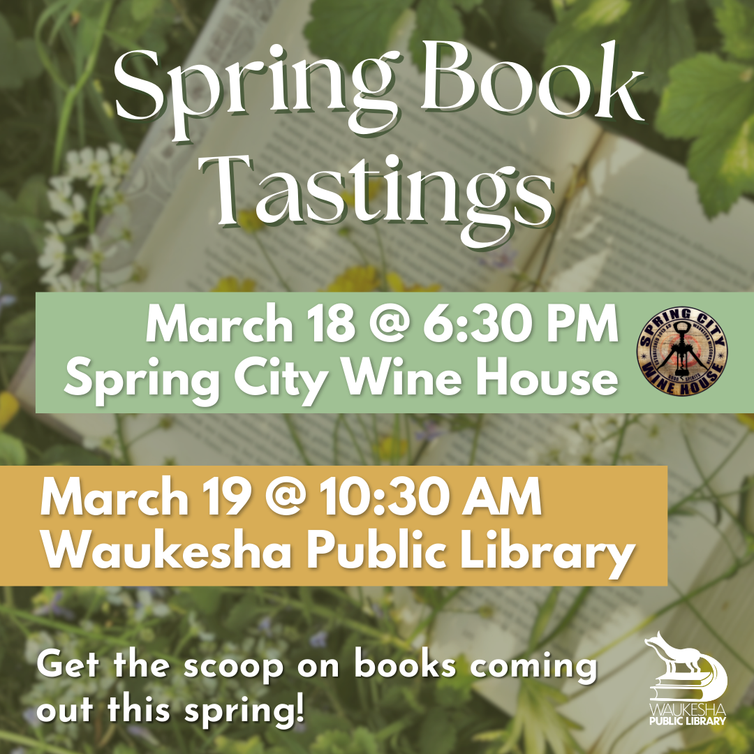 Spring Book Tasting at Waukesha Public Library