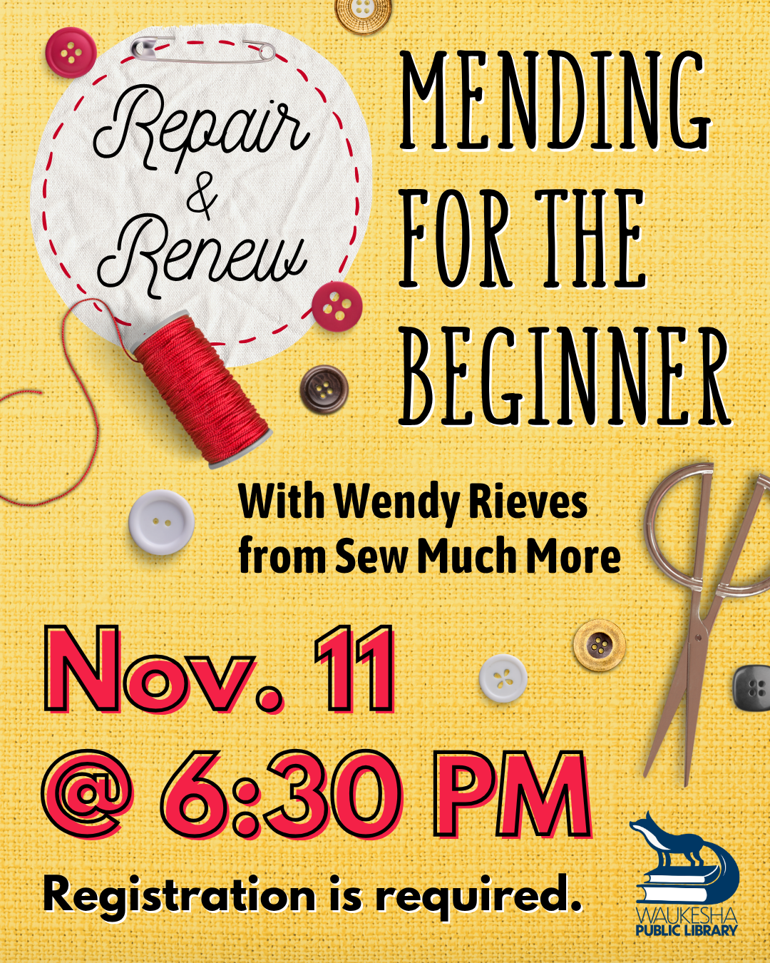 Repair and Renew: Mending for the Beginner