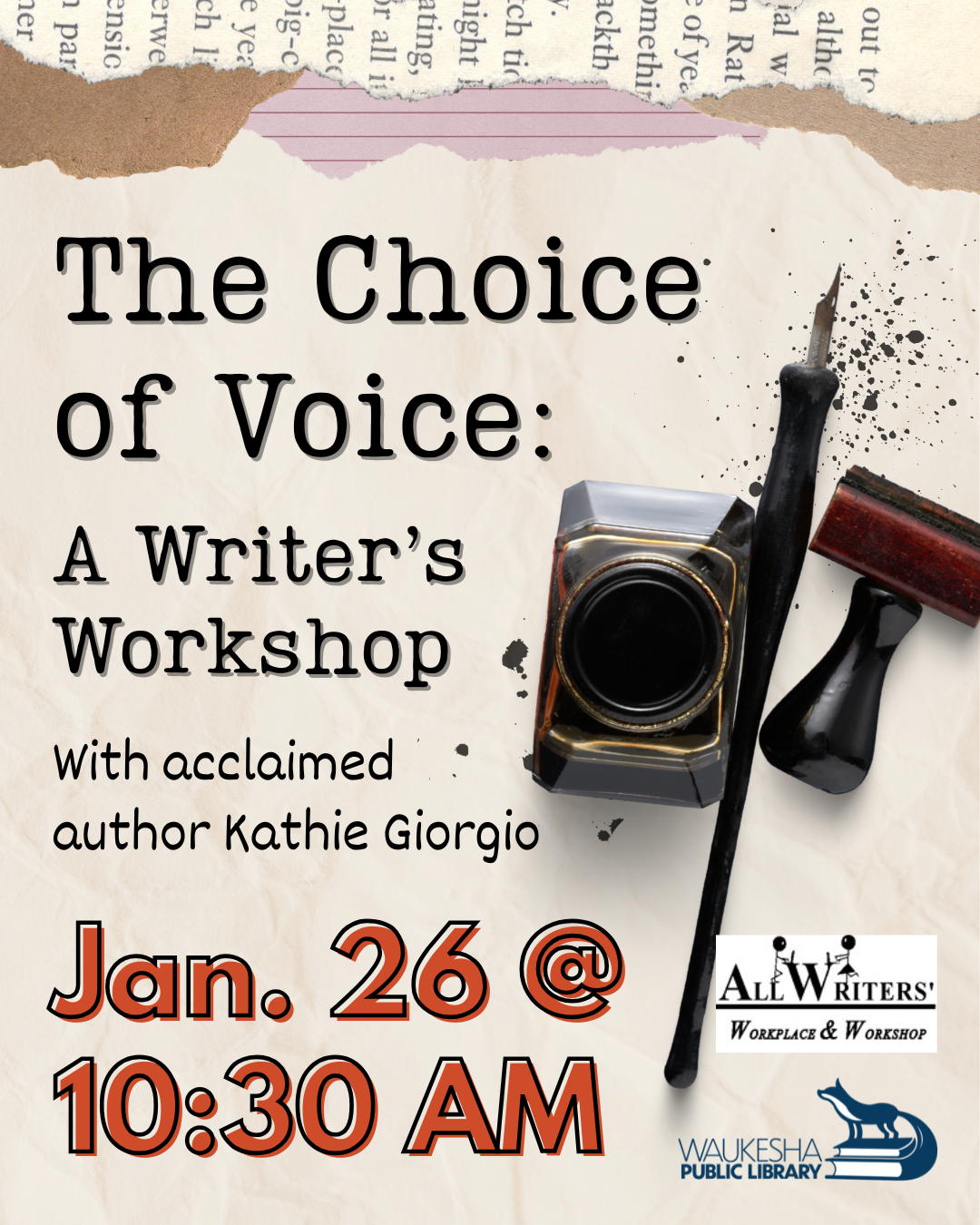 The Choice of Voice: A Writer's Workshop